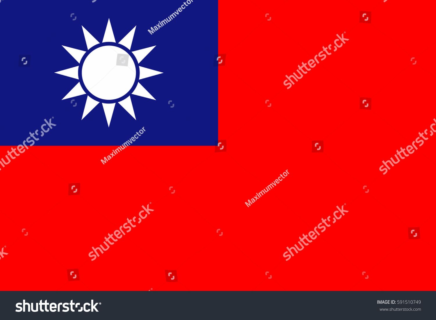 Taiwan Flag Vector Icon Flag Taiwan Icon Vector Illustration 1500x1101 Taiwan Flag Vector Icon Flag Taiwan Icon Vector Illustration