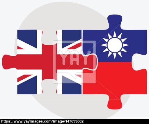 United Kingdom And Taiwan Flags Vector 512x425 United Kingdom And Taiwan Flags Vector