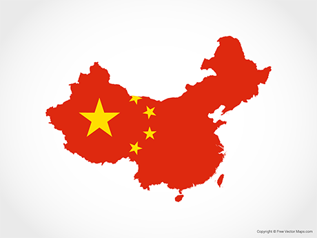 Vector Map Of China Including Taiwan 460x345 Vector Map Of China Including Taiwan