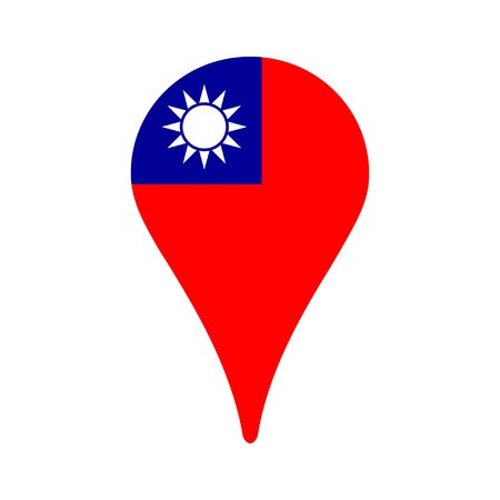 Location Icon With Taiwan Flag Royalty Free Vector Graphics 450x450 Location Icon With Taiwan Flag Royalty Free Vector Graphics