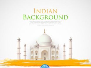 310x233 Indian Building Taj Mahal Silhouette Vector Free Vectors Ui