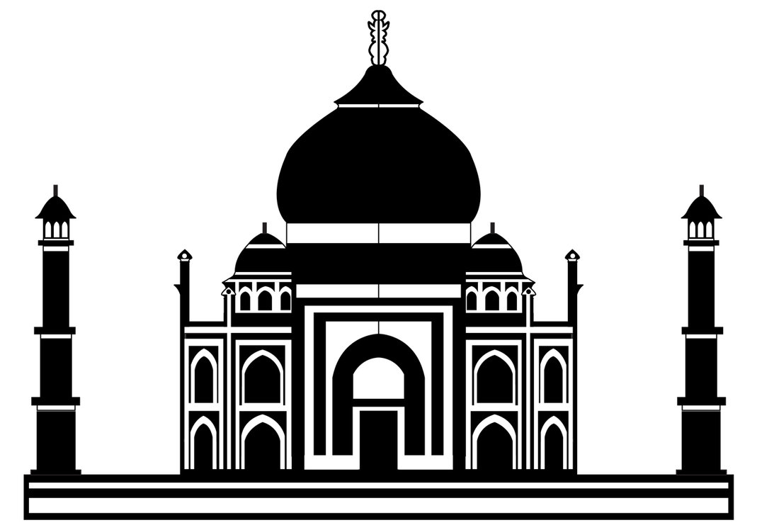 Taj Mahal Vector 1069x748 Taj Mahal Vector