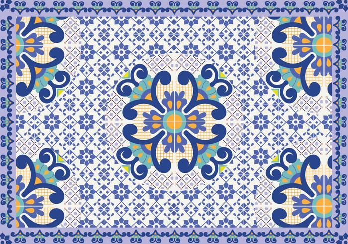 700x490 Talavera Pattern Vector