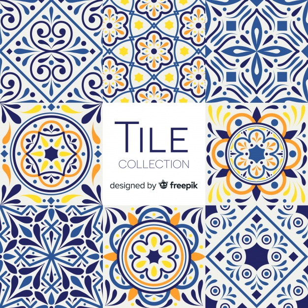 626x626 Talavera Tile Pack Vector Free Download