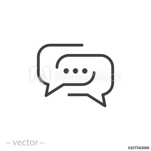 500x500 Talk Icon Vector