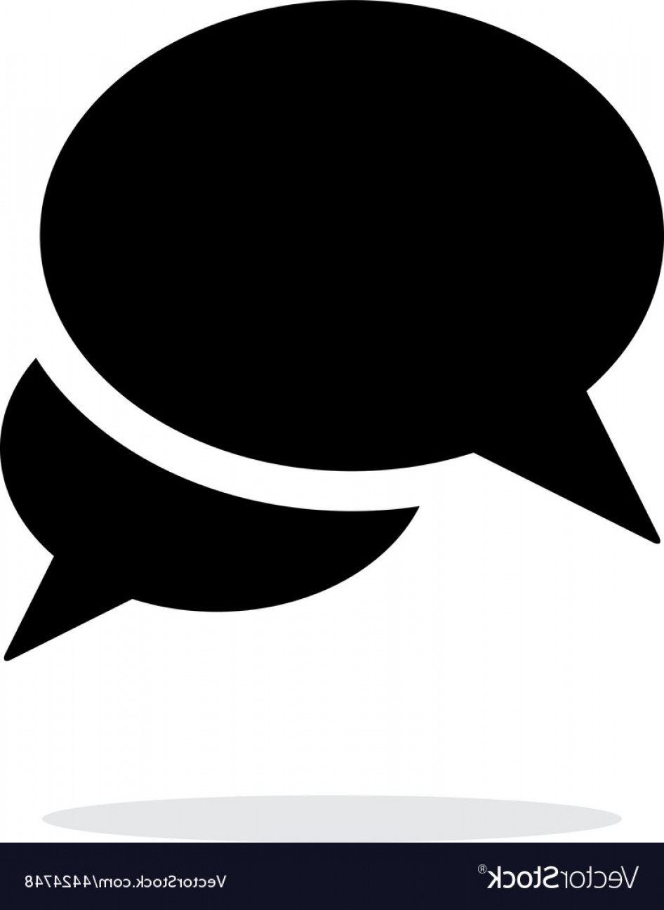 946x1296 Talk Bubble Icon On White Background Vector Soidergi