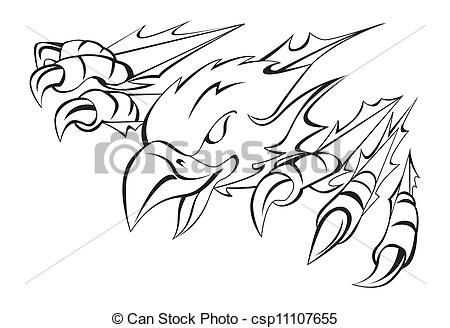 450x328 Hawk Talon Clip Art Vector