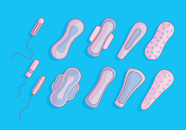 632x443 Tampon And Panty Liner Vectors Free Vector Download Cannypic