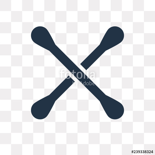 500x500 Tampon Vector Icon Isolated On Transparent Background, Tampon