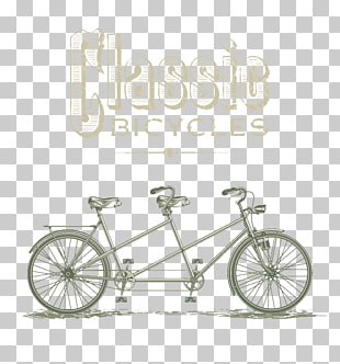 Tandem Bicycle Vector