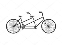 Download Just Married Bike Vector Clipart Tandem Bicycle 260x191 Download Just Married Bike Vector Clipart Tandem Bicycle