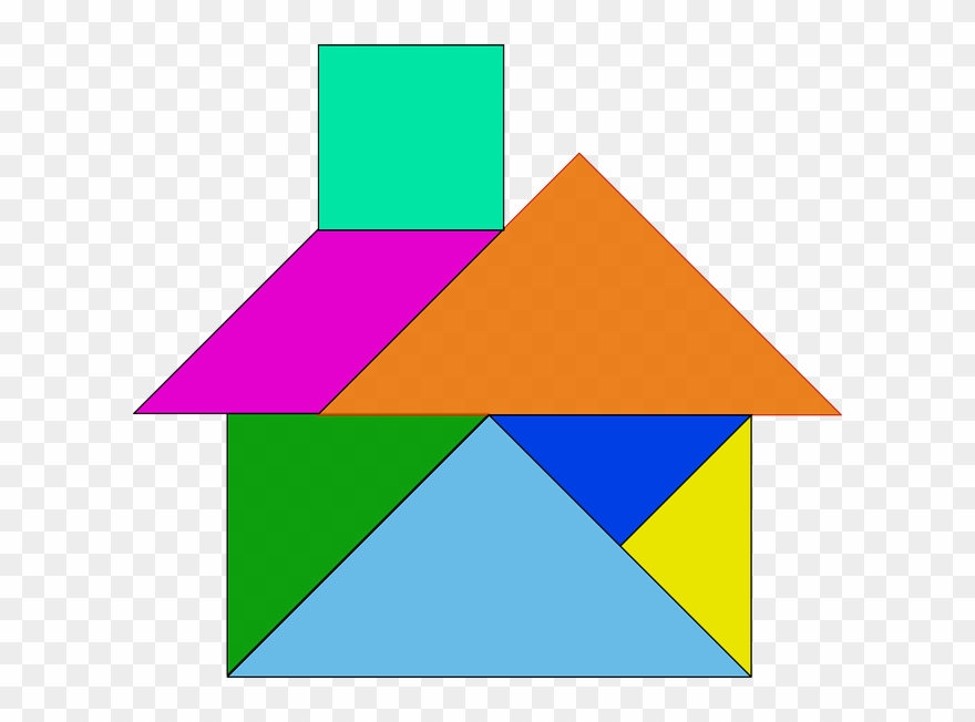 880x652 Free Vector Tangram Clip Art