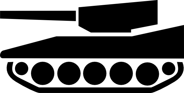 600x304 Tank Silhouette Clip Art Free Vector In Open Office Drawing