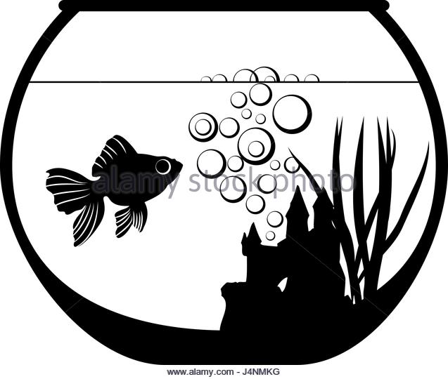 637x540 Fish Tank Silhouette