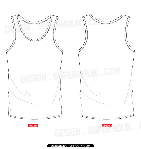 Tank Top Vector Images 551x580 Tank Top Vector Images