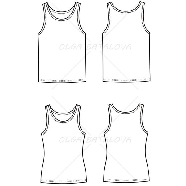 Tank Top Template Vector at Vectorified com Collection of Tank Top