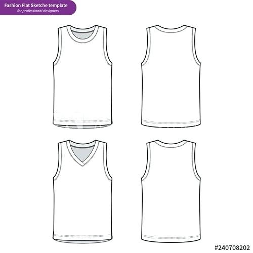 Tank Top Template Vector 500x500 Tank Top Template Vector