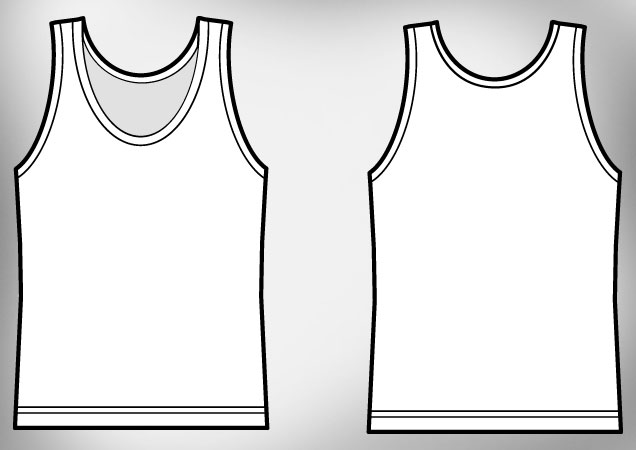 Download Tank Top Template Vector At Vectorified Com Collection Of Tank Top Template Vector Free For Personal Use PSD Mockup Templates