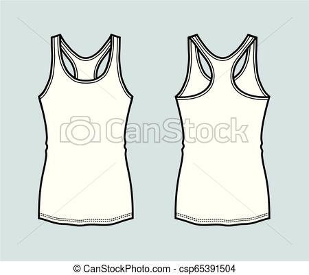 Sport Tank Top Front And Back Vector Illustration Of Tank Top 450x401 Sport Tank Top Front And Back Vector Illustration Of Tank Top