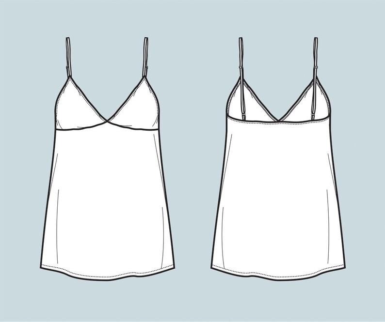 Tank Top Vector Fashion Flat Sketch Adobe Illustrator Design Etsy 794x665 Tank Top Vector Fashion Flat Sketch Adobe Illustrator Design Etsy