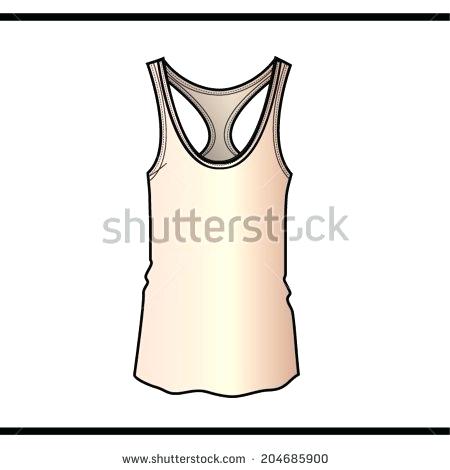 Tank Top Template Vector 450x470 Tank Top Template Vector