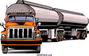 300x190 Tanker Truck Vector Clip Art
