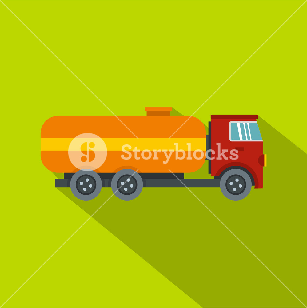 998x1000 Tanker Truck Icon Flat Illustration Of Tanker Truck Vector Icon