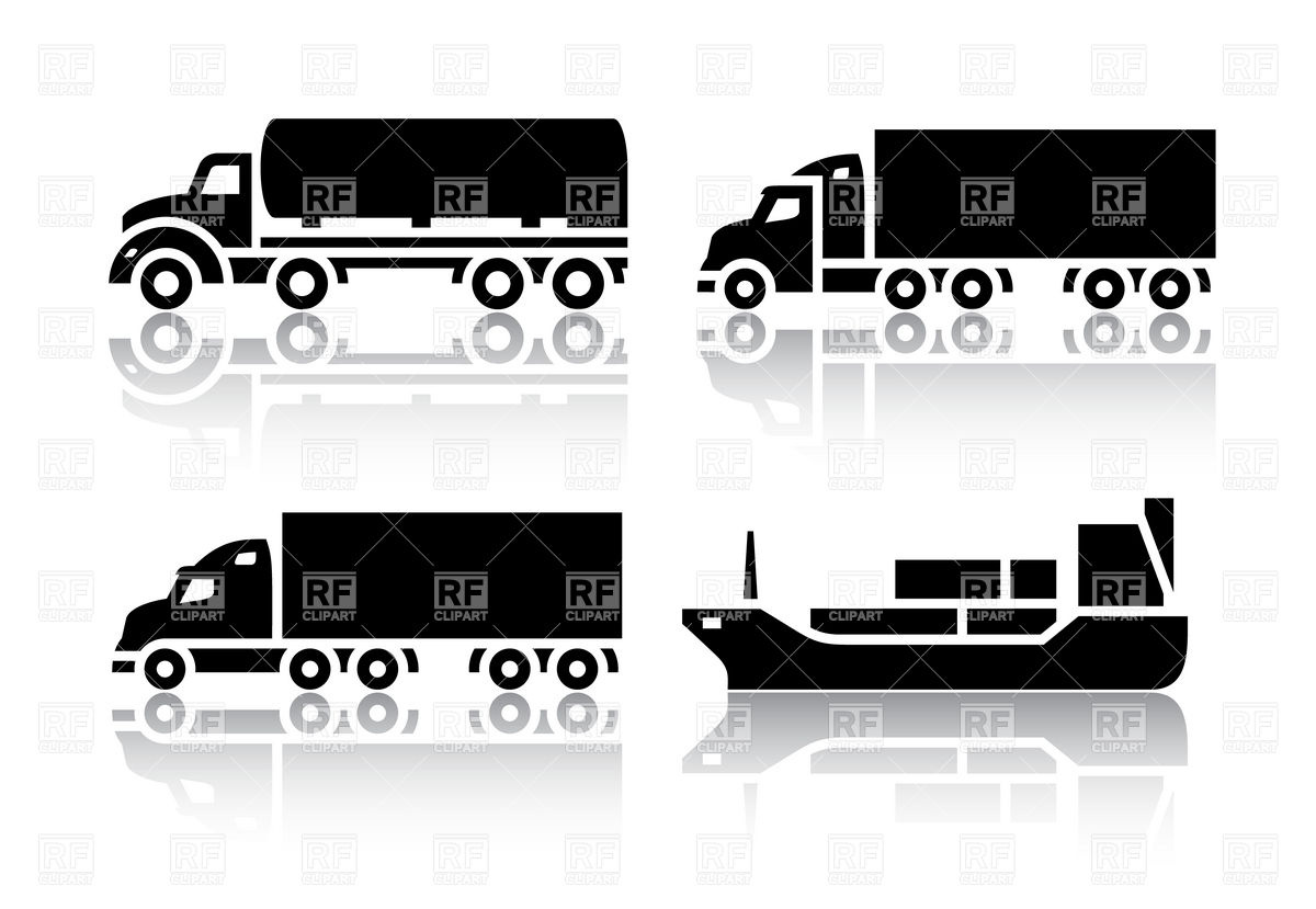 1200x829 Freight Transport Icons