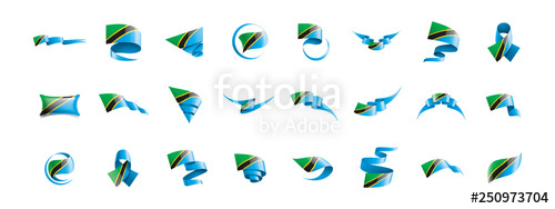 Tanzania Flag, Vector Illustration On A White Background Stock 500x188 Tanzania Flag, Vector Illustration On A White Background Stock