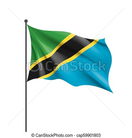 Tanzania Flag, Vector Illustration On A White Background Tanzania 450x470 Tanzania Flag, Vector Illustration On A White Background Tanzania