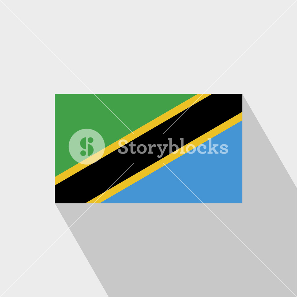 Tanzania Flag Long Shadow Design Vector Royalty Free Stock Image 1000x1000 Tanzania Flag Long Shadow Design Vector Royalty Free Stock Image