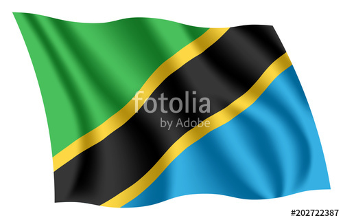 Tanzania Flag Isolated National Flag Of Tanzania Waving Flag 500x320 Tanzania Flag Isolated National Flag Of Tanzania Waving Flag