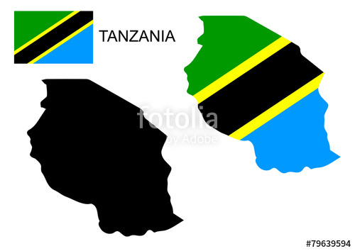 Tanzania Map And Flag Vector, Tanzania Map, Tanzania Flag Stock 500x354 Tanzania Map And Flag Vector, Tanzania Map, Tanzania Flag Stock