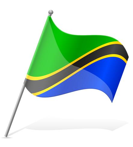 Flag Of Tanzania Vector Illustration 443x490 Flag Of Tanzania Vector Illustration