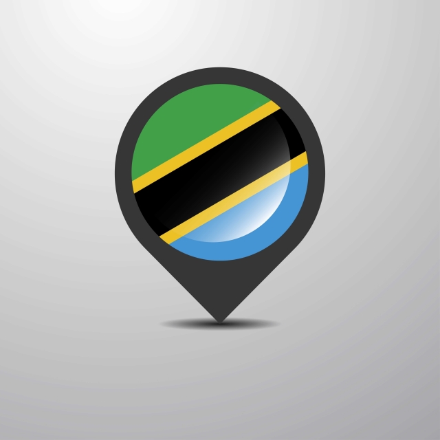 640x640 Tanzania Map Pin, Africa Png And Vector With Transparent