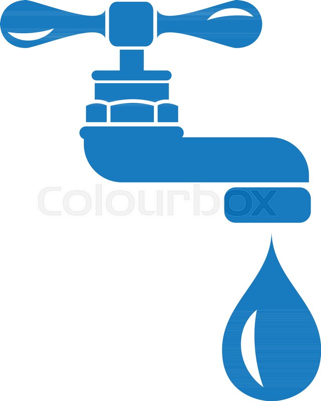640x800 Water Tap Icon Simple Illustration Of Stock Vector Colourbox