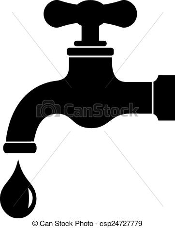 362x470 Water Tap Vector Icon Isolated On White Background