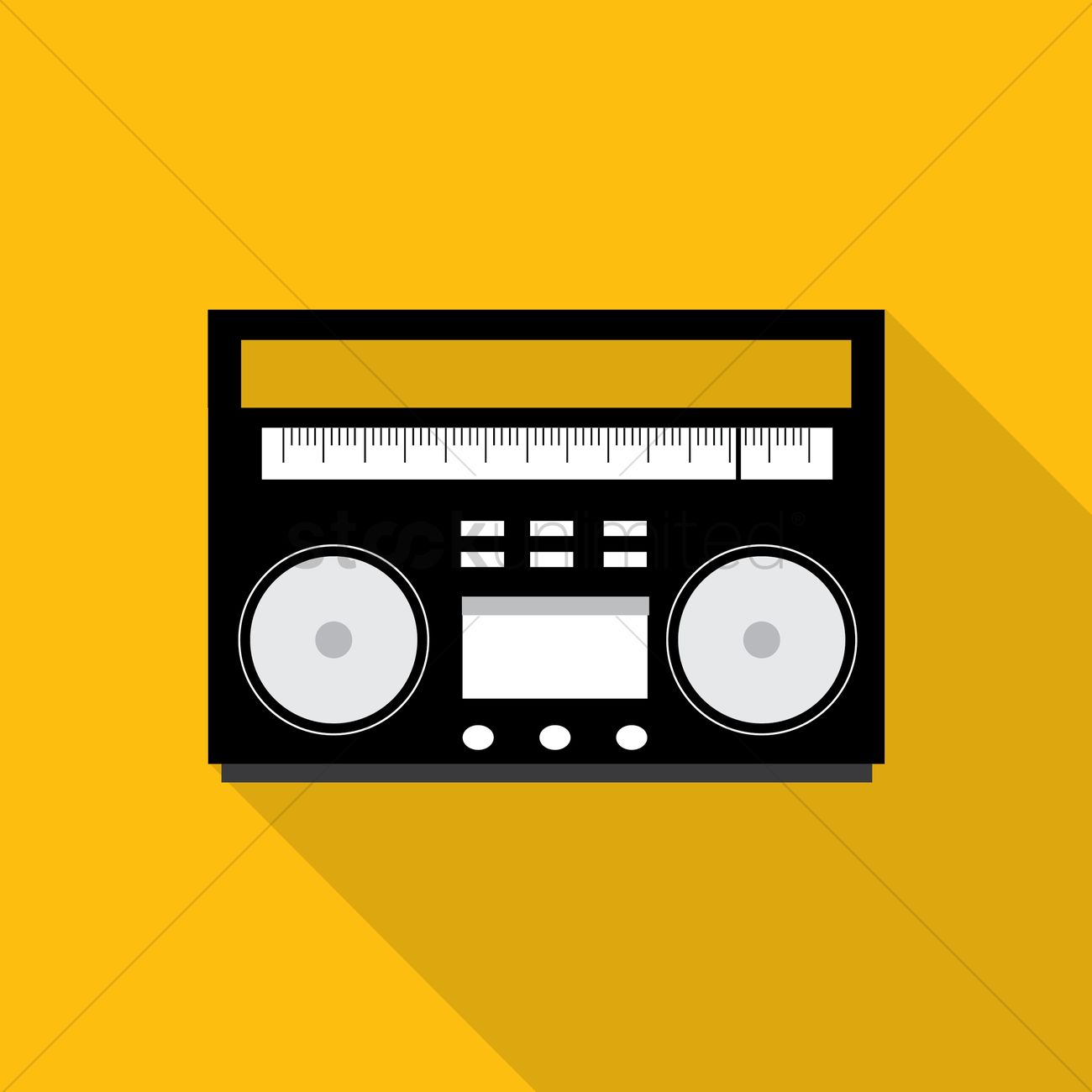 Tape Recorder Vector Image 1300x1300 Tape Recorder Vector Image