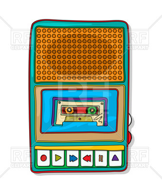 Vintage Audio Tape Recorder Vector Image Of Objects Lirch 333x400 Vintage Audio Tape Recorder Vector Image Of Objects Lirch