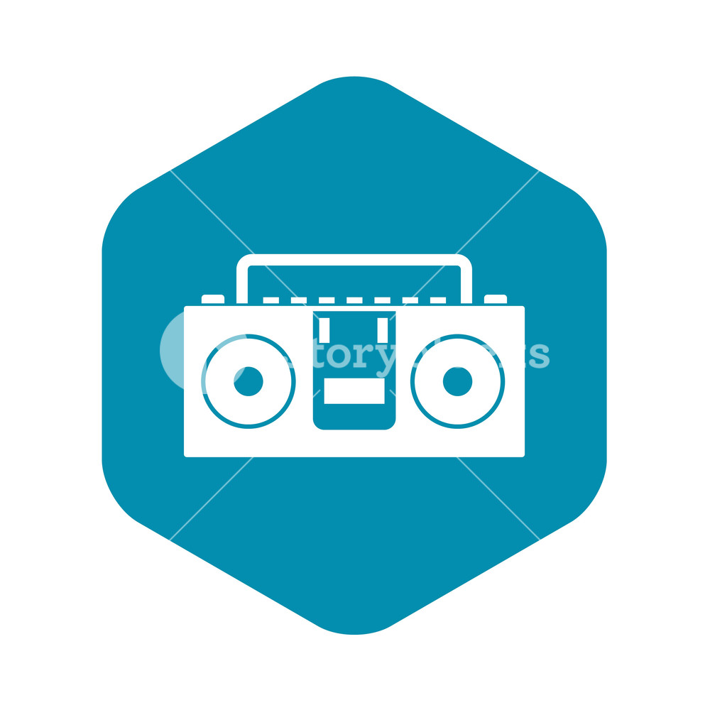 Vintage Tape Recorder For Audio Cassettes Icon Simple 1000x1000 Vintage Tape Recorder For Audio Cassettes Icon Simple