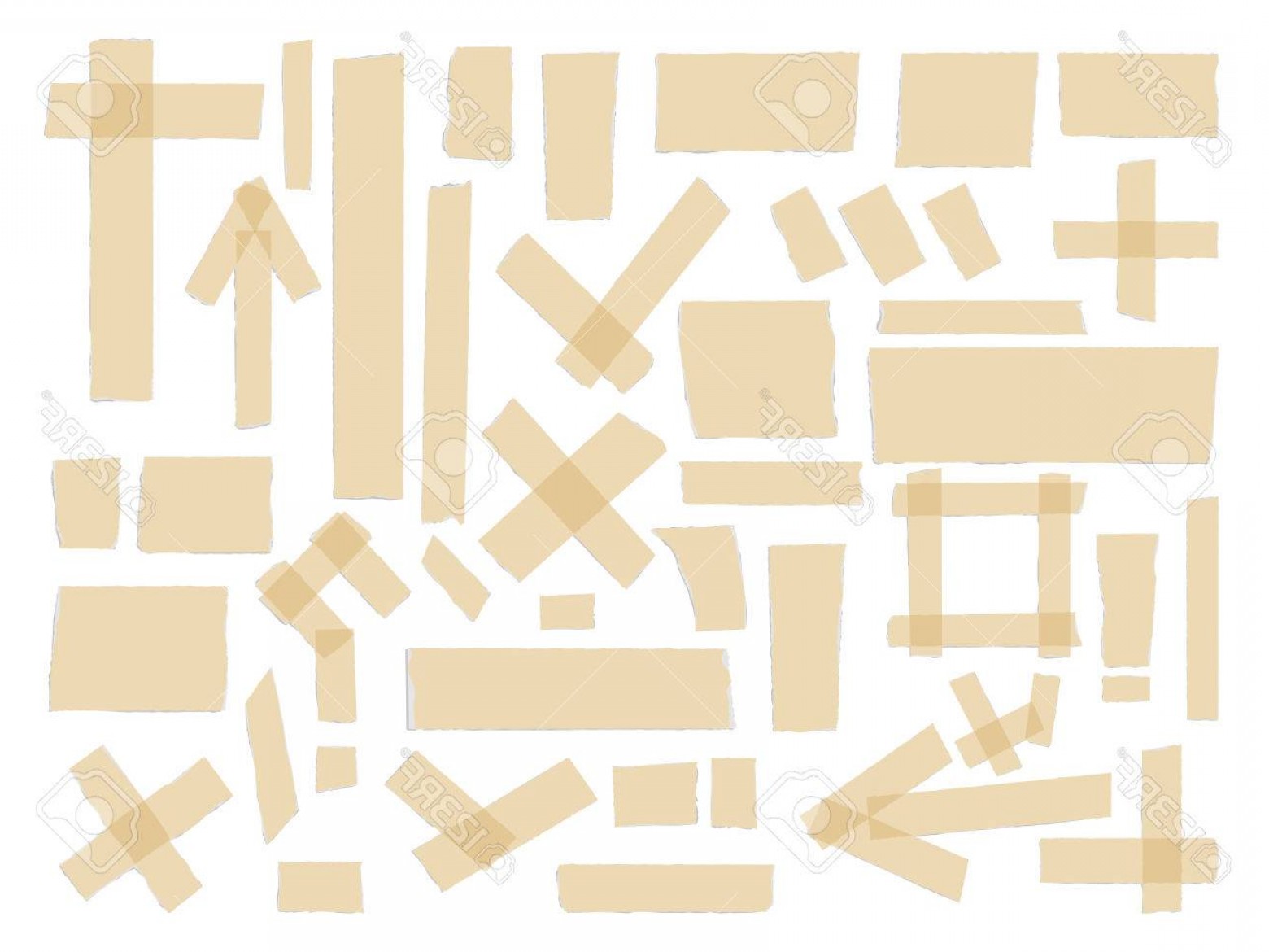 1560x1170 Photostock Vector Adhesive Tapes Vector Sticky Glue Scotch Tape