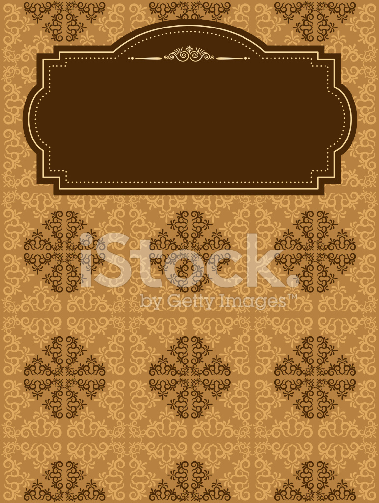 772x1024 Vintage Tapestry Vector Stock Vector