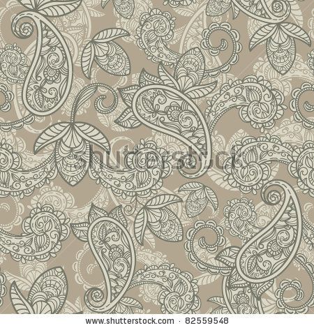 450x470 Stock Vector Vector Seamless Paisley Background Paisley