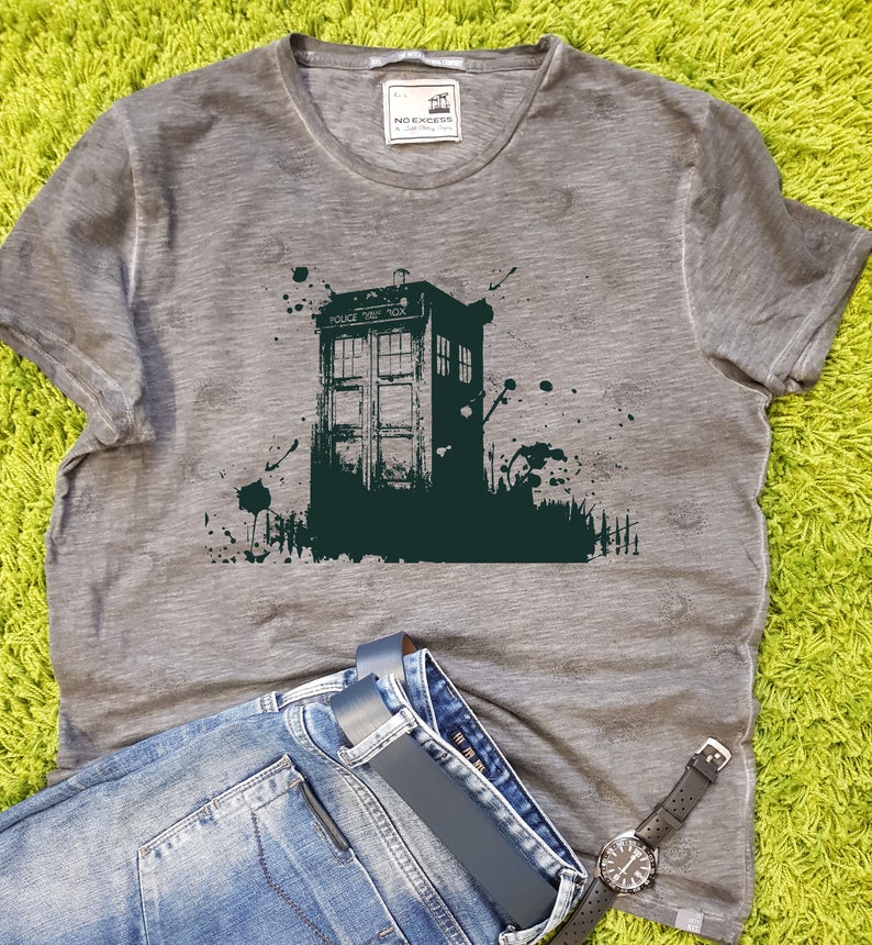 794x860 Grunge Tardis Doctor Who Police Box Clipart Magic Art Etsy