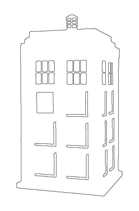 443x671 Images Of Printable Tardis Stencils Template