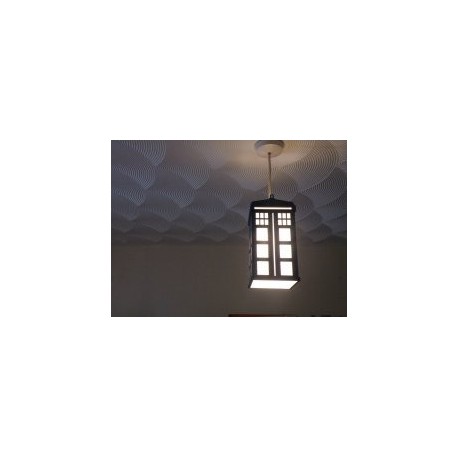 458x458 Tardis Lamp Laser Cut Free Vector