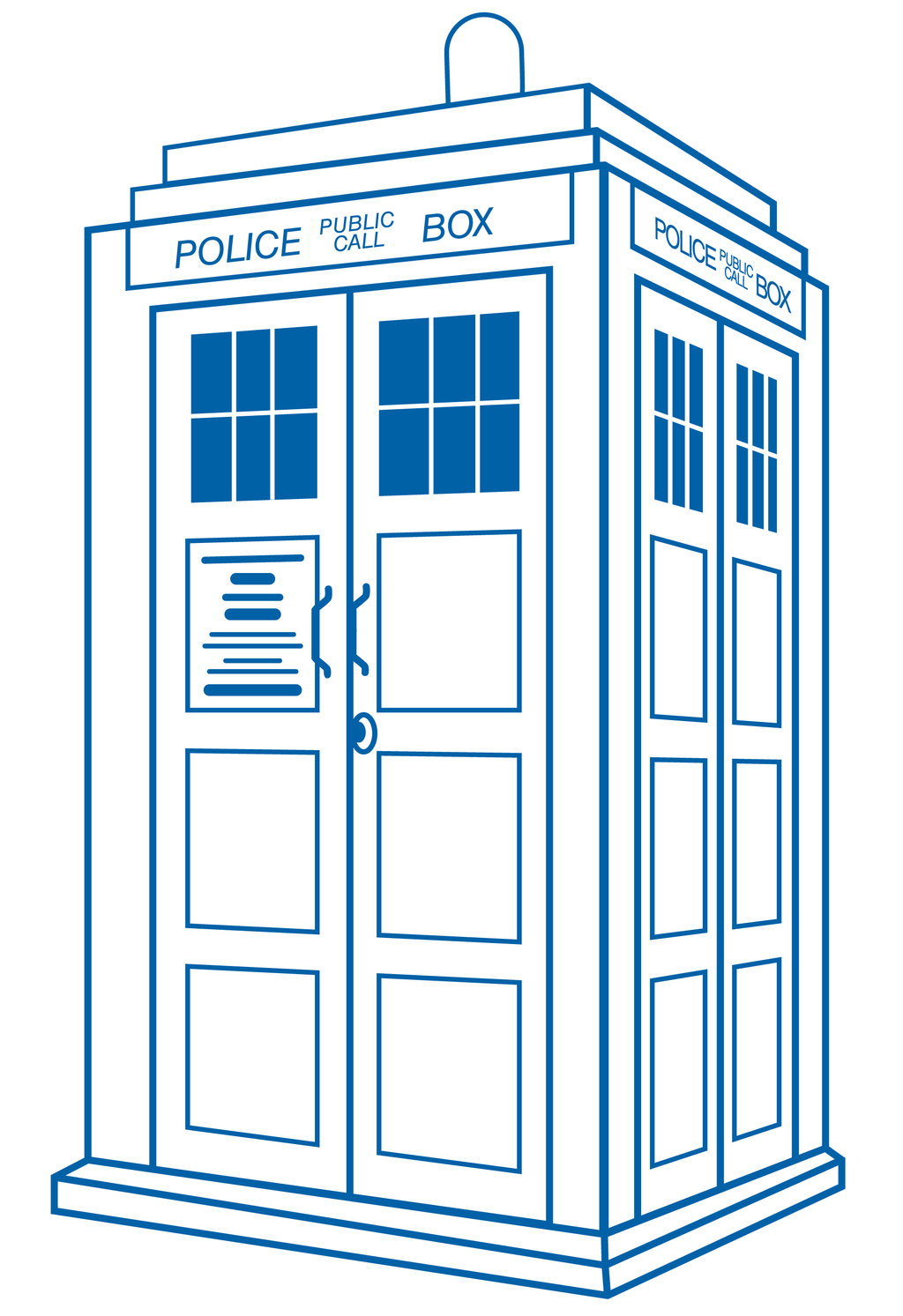1024x1493 Tardis Clipart