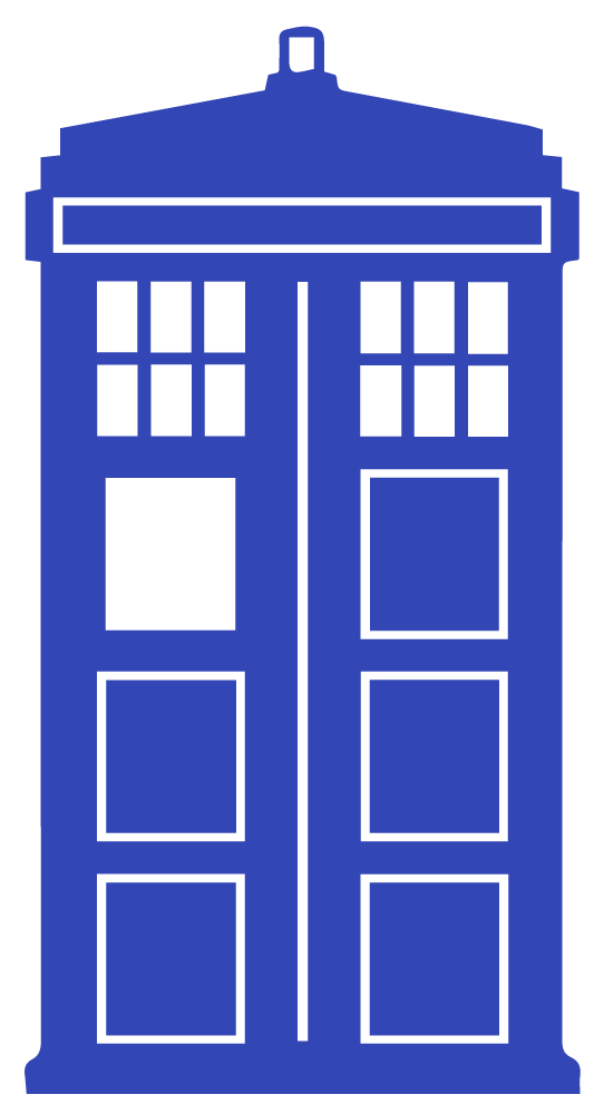 542x1000 Tardis Clipart