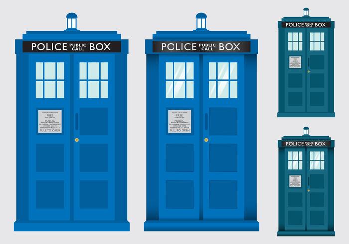 700x490 Police Box Tardis Vectors