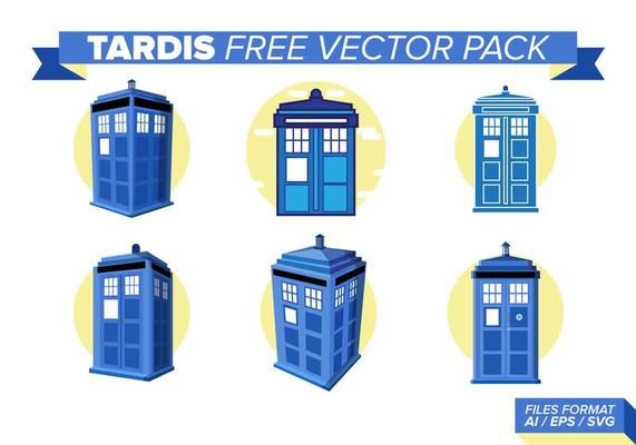 571x400 Tardis Free Vector Pack Time Travel Poster Inspiration Vector